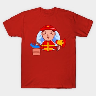 Firefighter Man T-Shirt